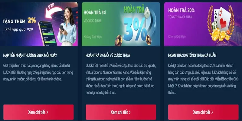 Người chơi vui vẻ với các ưu đãi MCW